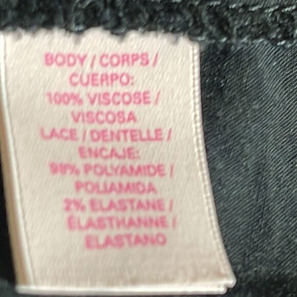 Victoria’s secret Dress Womens Small cold shoulder lace cover up drawstring Boho - Picture 10 of 11